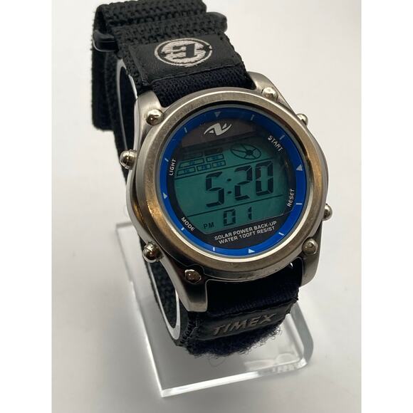 Athletic Works Men Multifunction Watch AW052 New Battery Solar Back-Up-Adjustabl - Picture 5 of 10